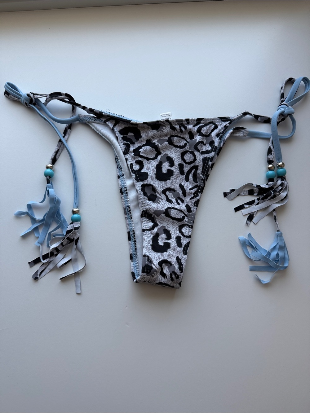 Blue bikini bottoms